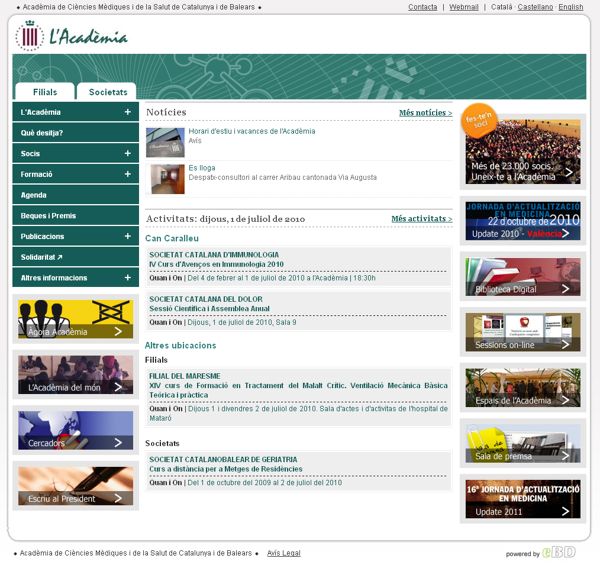 Web de l'any 2010
