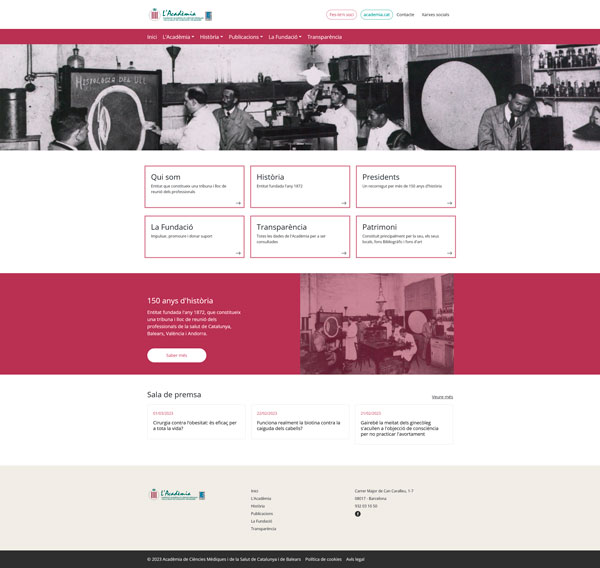 Web de l'any 2022 (Institucional)